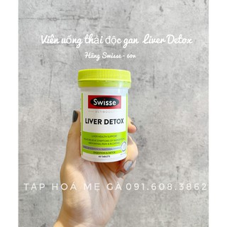 Viên uống bổ gan, giải độc gan Liver Detox hãng Swisse Úc