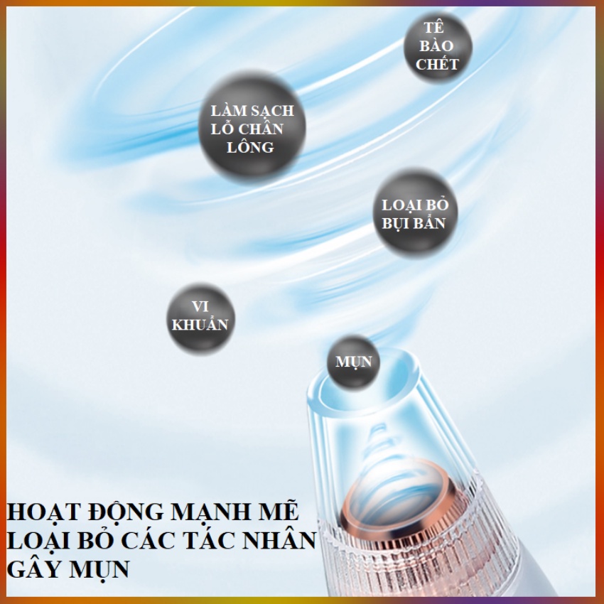 Máy Hút Mụn Cầm Tay Head Beauty - Hút Sạch Mụn Cám, Mụn Đầu Đen