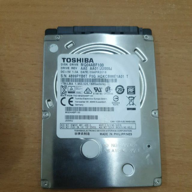 Ổ cứng laptop 320gb, 500gb, 1tb (hàng bóc máy)