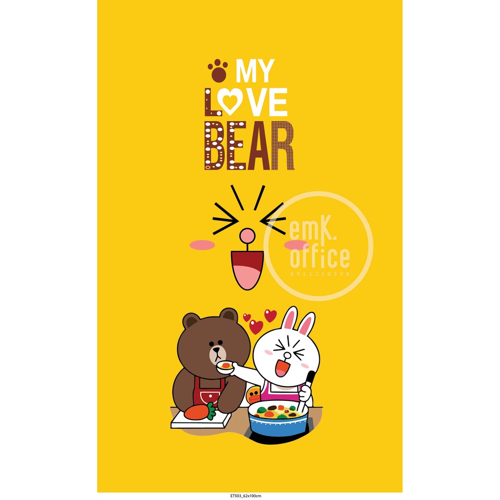 Miếng dán tủ lạnh - chất liệu decal chống thấm - mã ET503