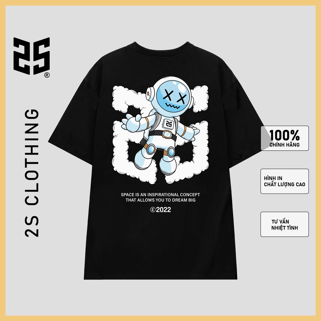 Áo Thun Nam Tay Lỡ Cổ Tròn “DO NOT RUN” 2S Official, Áo Phông Form Rộng Nam Nữ Cool Ngầu SG27