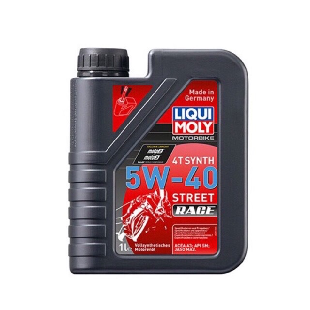 Nhớt Liqui Moly Street Race 5w40