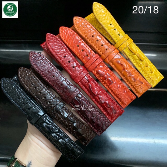Dây Đồng Hồ Da Gai cá sấu
