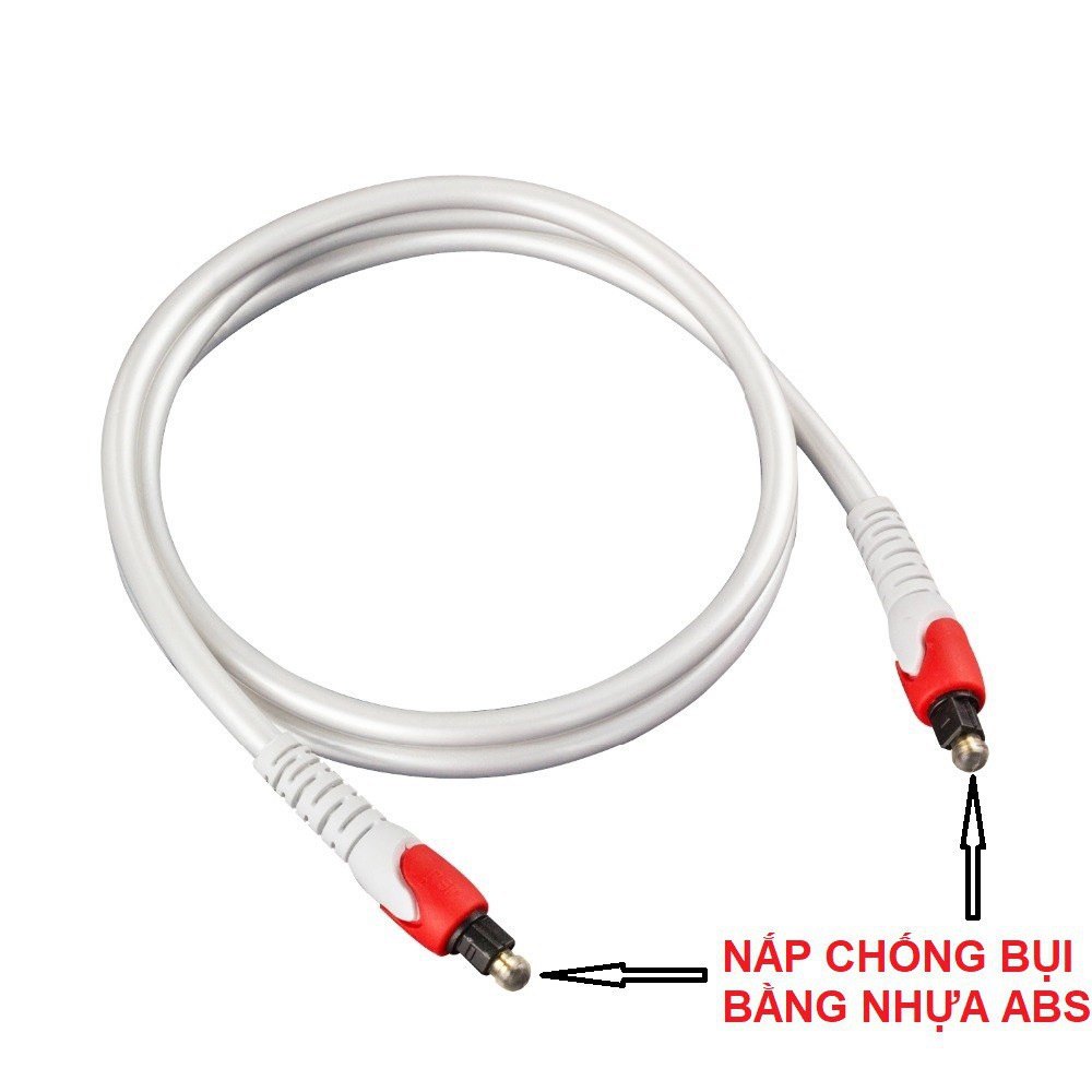 DÂY CÁP OPTICAL AUDIO QUANG TOSLINK HIỆU JSJ + CHOSEAL DÀI 1M 2M 3M - HÀNG HÃNG .