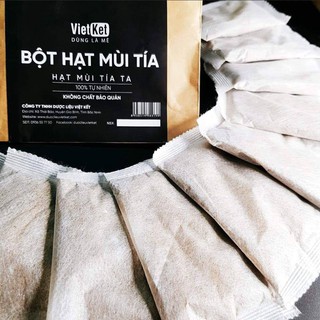HN _ Hộp  15 gói túi lọc bột hạt mùi tía ta.