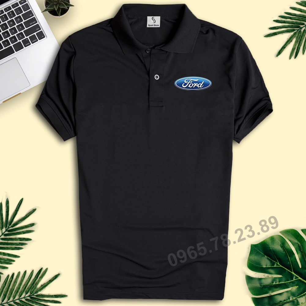 Áo thun polo có cổ Ford cao cấp, vải đẹp thấm hút mồ hôi, không xù, trẻ trung lịch lãm