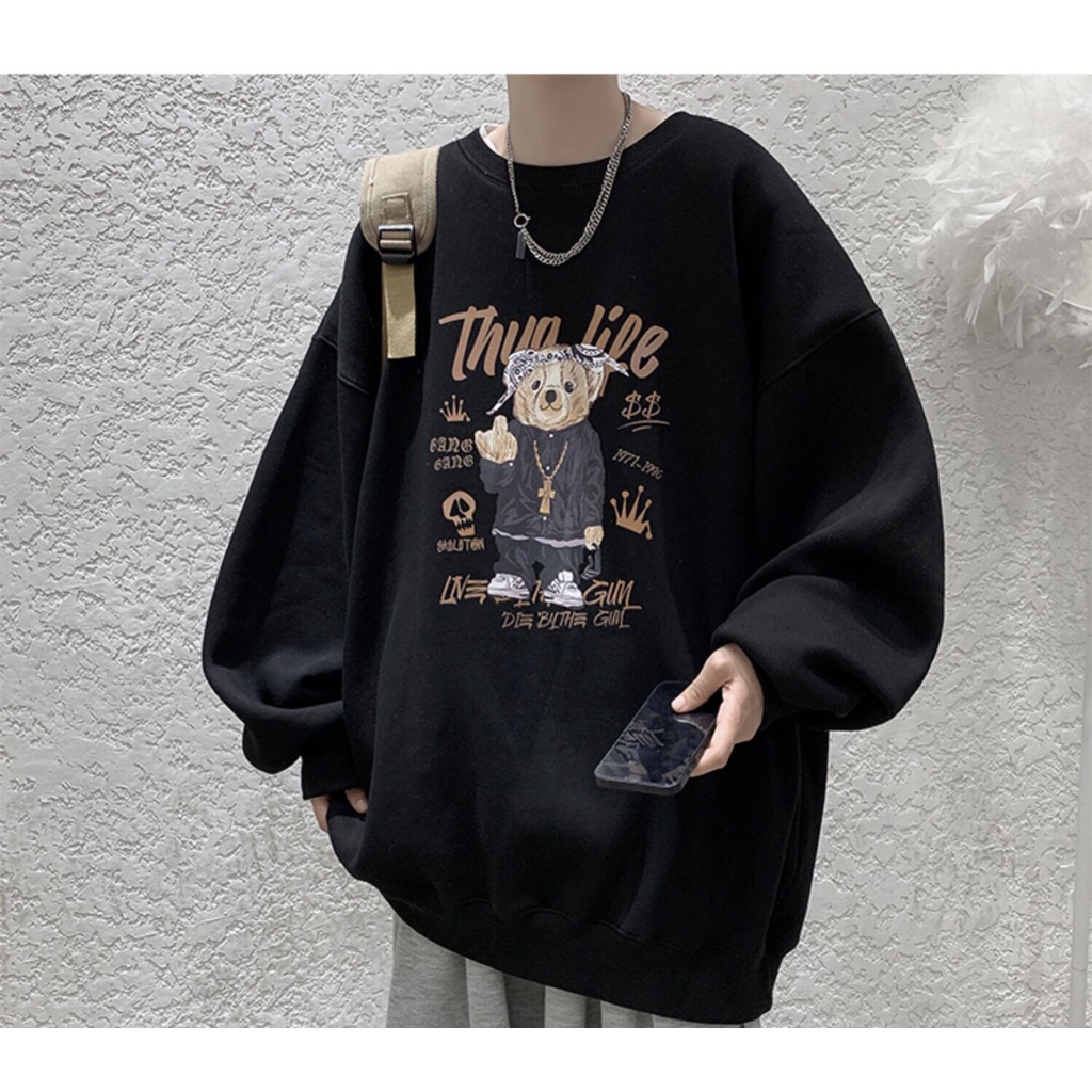 Áo Nỉ Sweater, Hoodie Gấu Mochino, Nam Nữ Unisex, Form Rộng, Chất Nỉ Bông Cao Cấp, Hottrend 2021, Top Xu Hướng | BigBuy360 - bigbuy360.vn