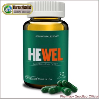 HEWEL - Thực phẩm chức năng viên bổ gan - Tăng cường giải độc - Chống độc - Bảo vệ gan ( lọ 30 viên)