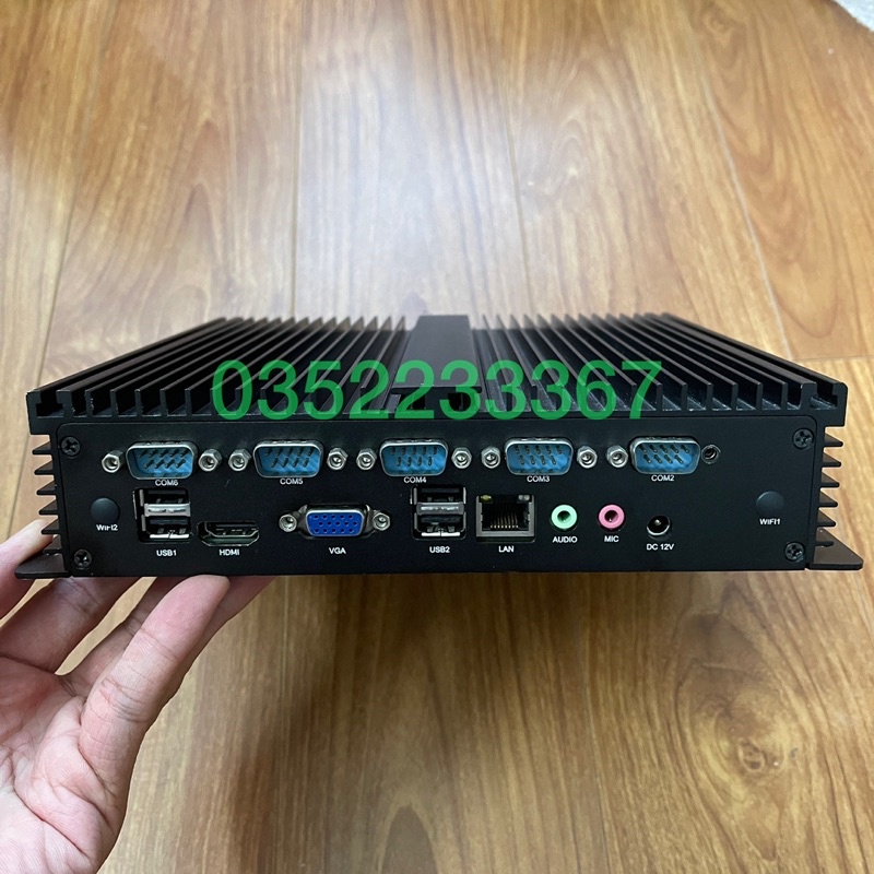 Máy tính công nghiệp i5-3317U, không quạt, làm mát thụ động