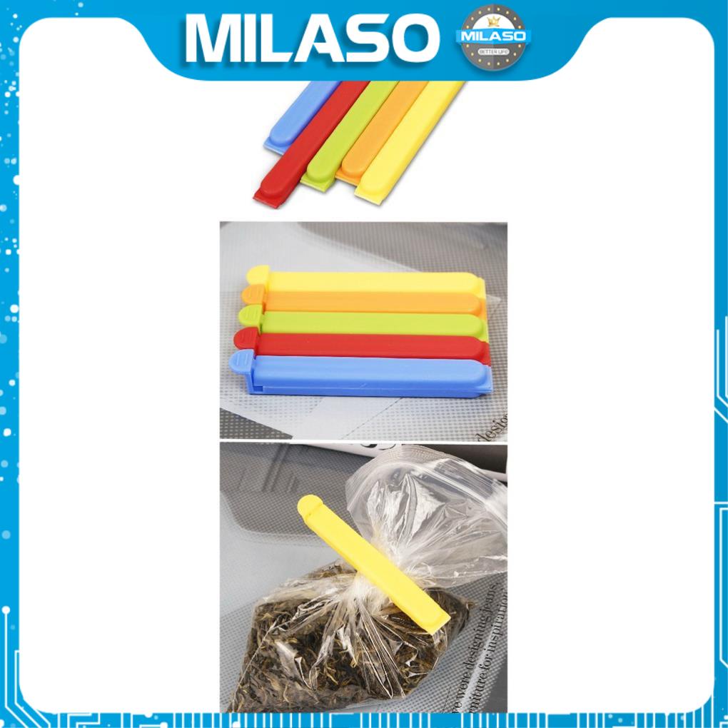 Kẹp miệng túi MILASO bảo quản thực phẩm, đồ ăn, gia vị tiện ích cho gia đình, quán ăn HG-001137