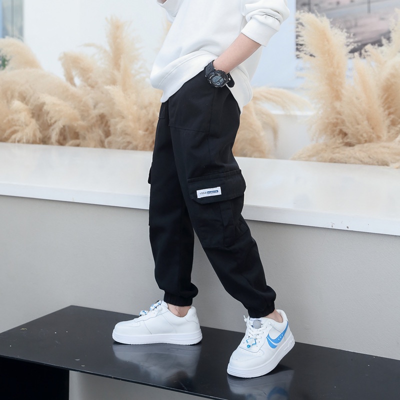 Quần Jogger Denim 4 Túi Thời Trang Mới Cho Bé Trai 3-12 Tuổi