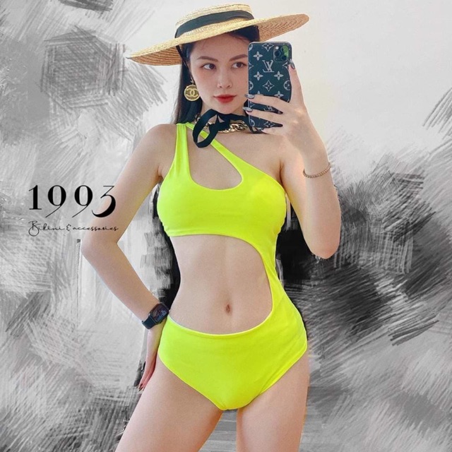 Bikini 1 mảnh lệch vai khoét eo sành điệu | BigBuy360 - bigbuy360.vn