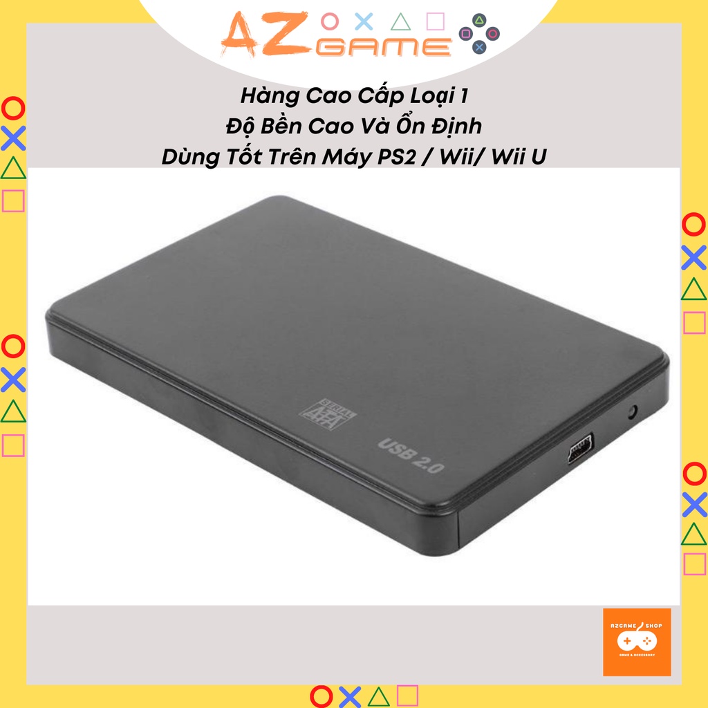 Box Ổ Cứng HDD Chuẩn SATA Cho Máy PS2 / Wii / Wii U Cao Cấp