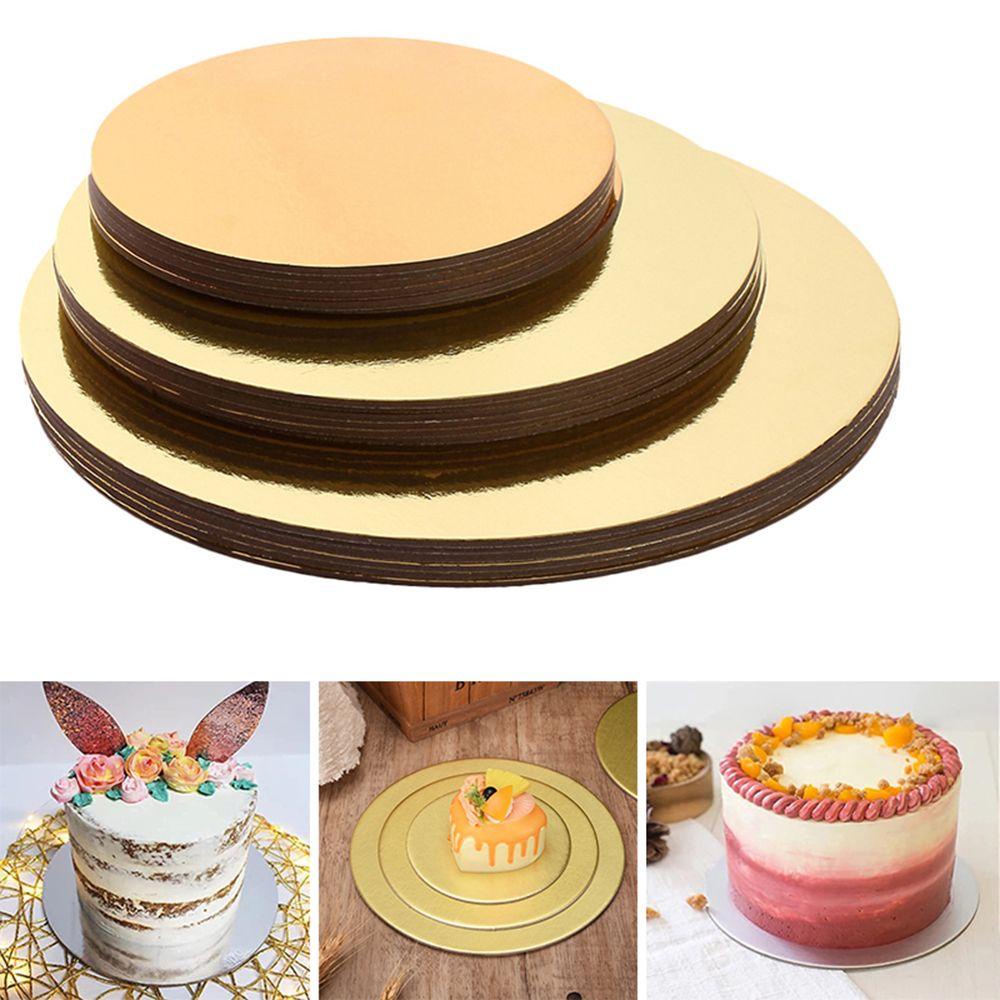 Set 10 Khay Tròn Đường Kính 12 / 16 / 22 / 26cm Đựng Bánh Cupcake / Bánh Tráng Miệng DIY