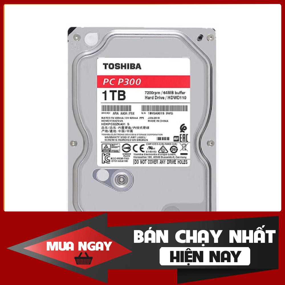 Ổ cứng HDD AV 1TB TOSHIBA HDWU110UZSVA V300 VIDEO STREAM