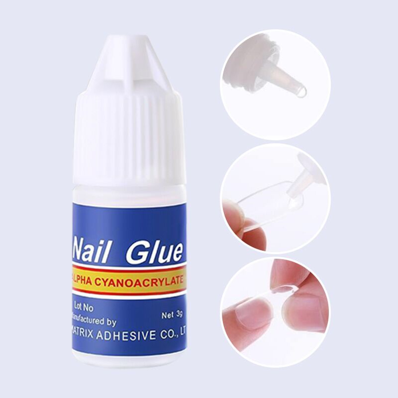[Hàng mới về] Keo dán móng tay acrylic đính đá 3d nhanh khô