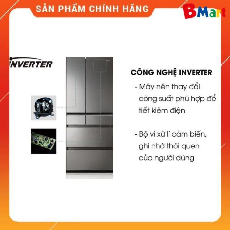 [ VẬN CHUYỂN MIỄN PHÍ KHU VỰC HÀ NỘI ] Tủ lạnh Panasonic màu gương trong 642L NR-F654GT-X2  - BM