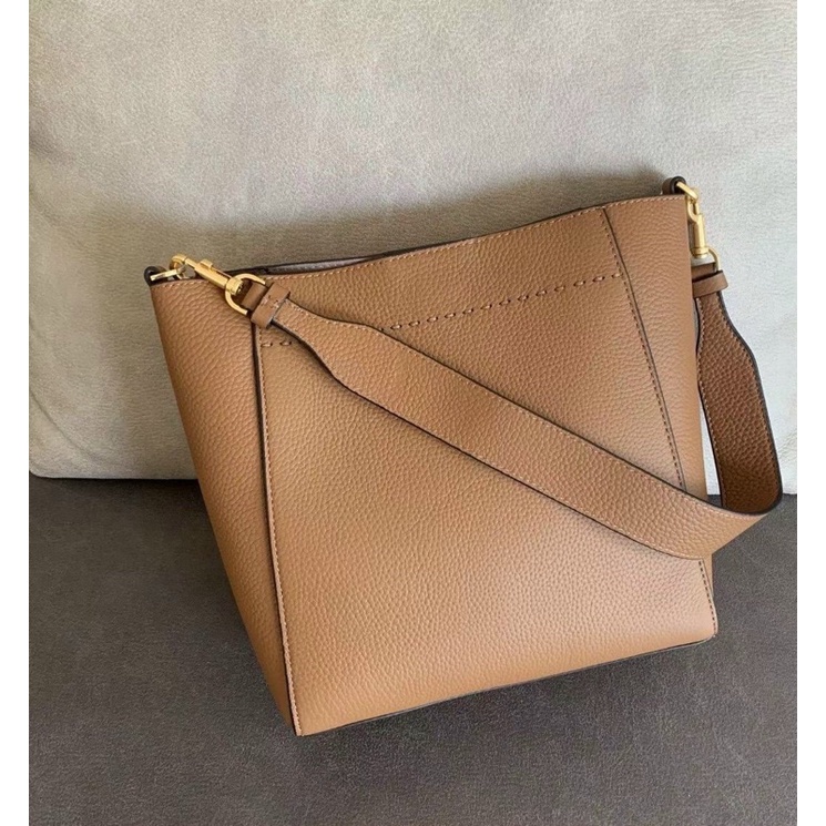 TNS - Túi bucket form hobo  Torie Mcgraw hobo bag -màu nâu tây sang trọng