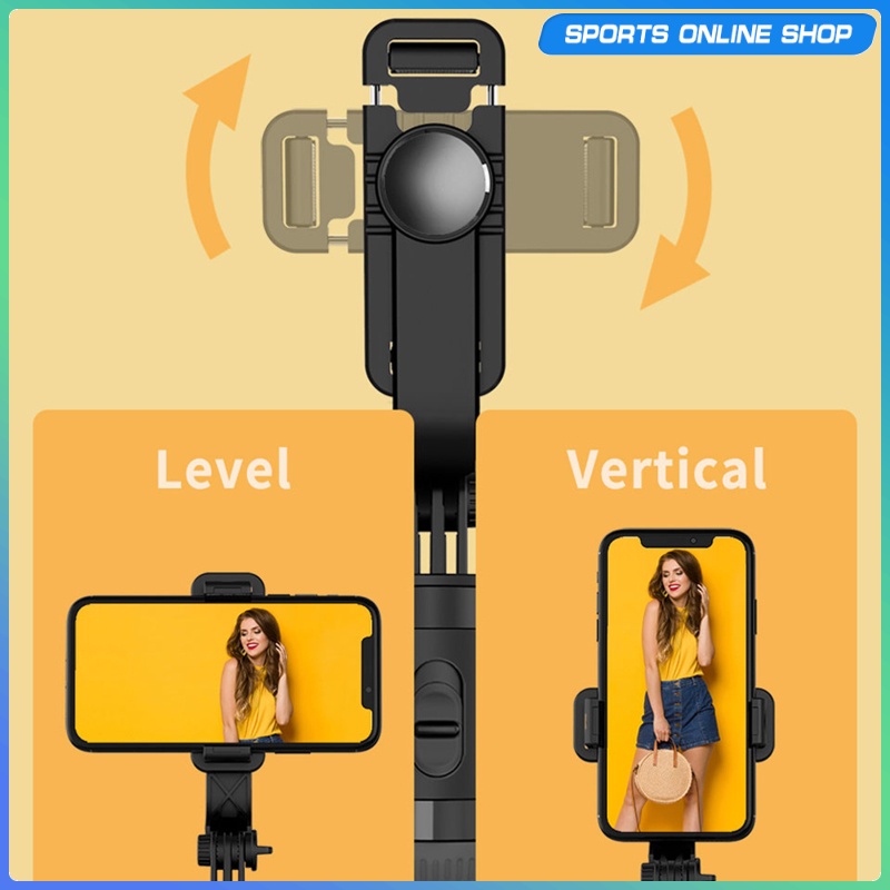 Gậy Chụp Ảnh Tự Sướng Bằng Nhôm Kết Nối Bluetooth Không Dây Xoay 360 Độ Có Điều Khiển Từ Xa Điện Thoại | BigBuy360 - bigbuy360.vn