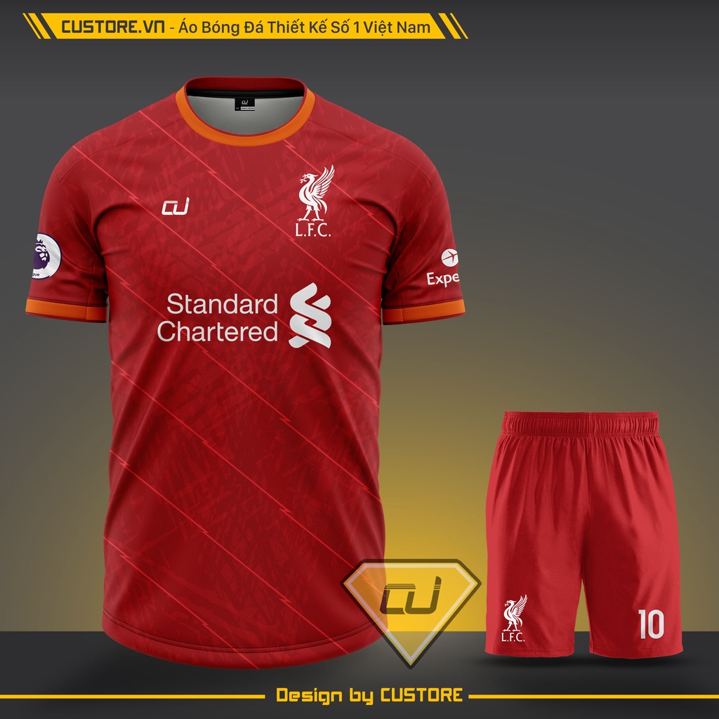 Áo đá bóng đá banh CLB Liverpool/ Liver mới nhất 2020 2022- Vải mè nhật cao cấp, thấm hút mồ hôi CUSTORE