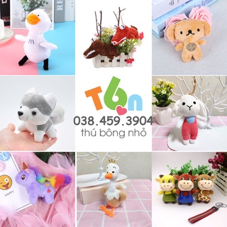 Thú bông Cute size nhỏ. Kích thước thú bông, gấu bông từ 9cm đến 15cm