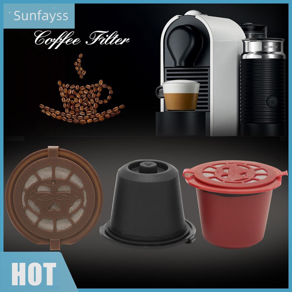 SF Set 3 Bộ Lọc Cà Phê Có Thể Tái Sử Dụng Dành Cho Máy Pha Tự Động Nespresso