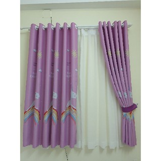 combo 2 rèm 150x160cm và bộ thanh treo 120cm đầy đủ phụ kiện