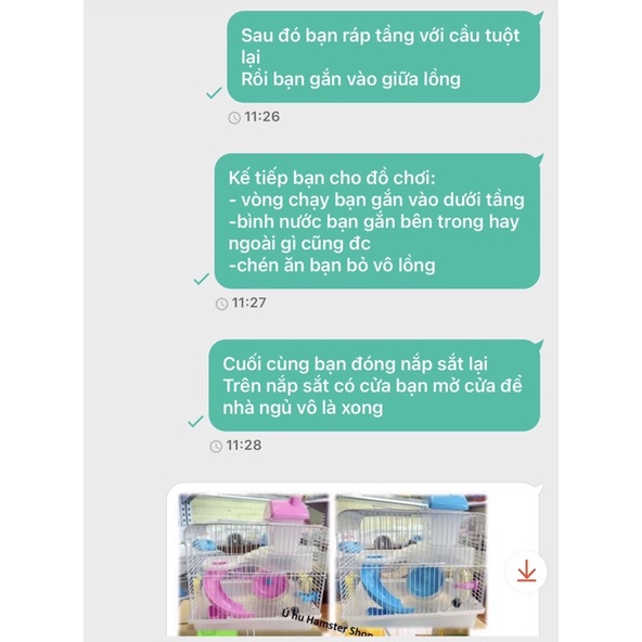 [Mã 153FMCGSALE1 giảm 10% tối đa 40K đơn 250K] Lồng hamster hoàng tử lớn