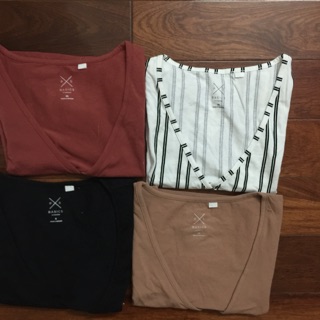 Áo vạt chéo croptop Pacsun