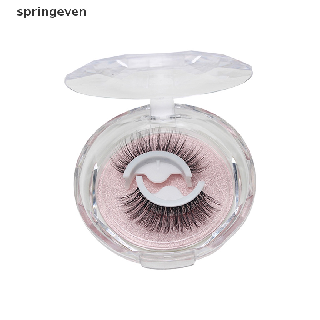 [Hàng mới về] Cặp lông mi giả tự dính chất liệu lông chồn nhân tạo thiết kế cong dành cho nối mi RFT