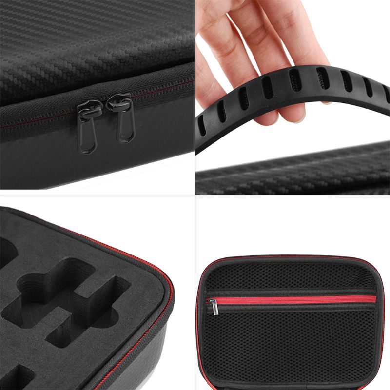 BTSG* Portable Carrying Case Handbag PU Storage Bag for Insta360 ONE R Camera Kit