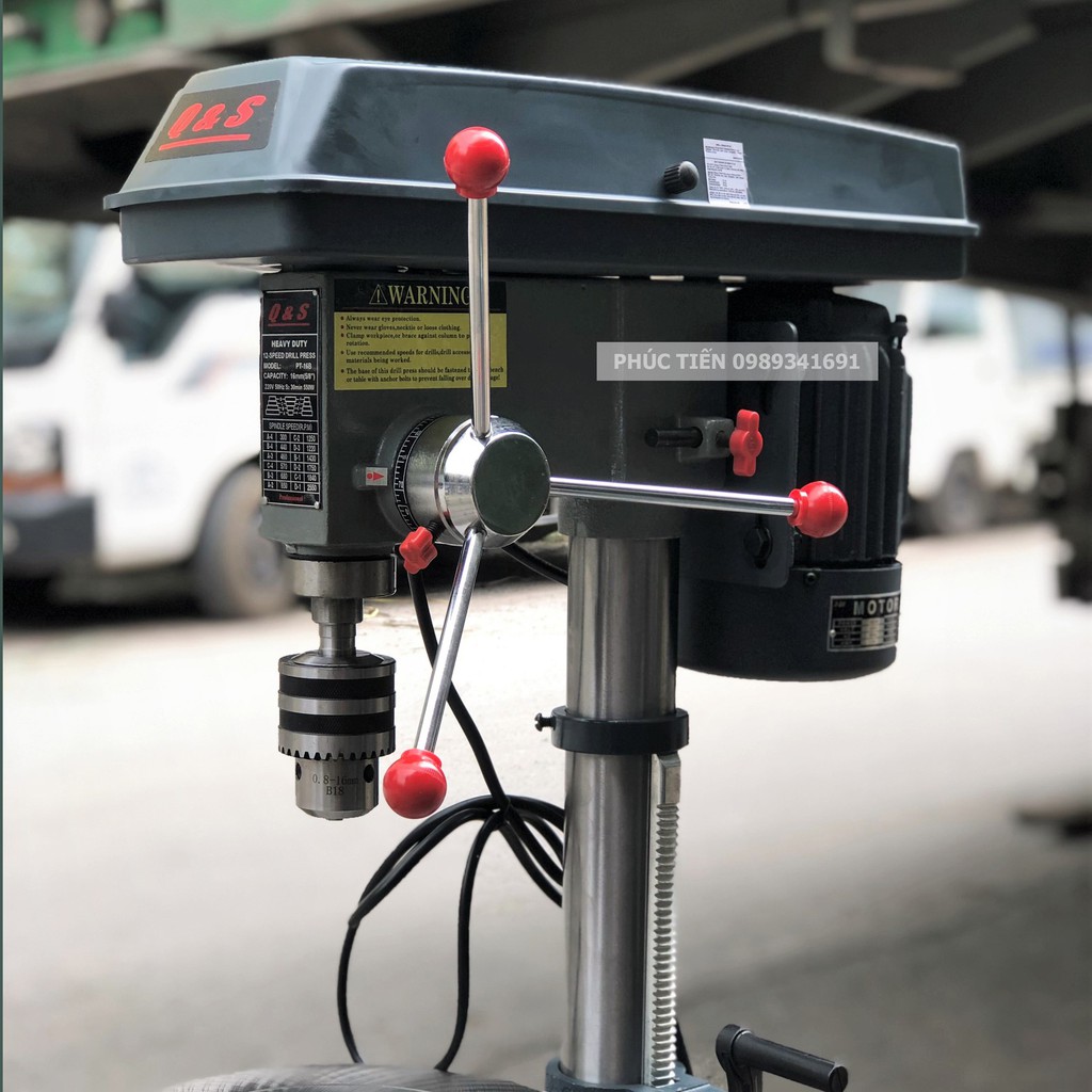 Máy khoan bàn Q&S - 16B 3/4HP chĩnh hãng BH 12 tháng