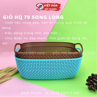 Giỏ hq 79 song long, giỏ đựng nhỏ dễ thương