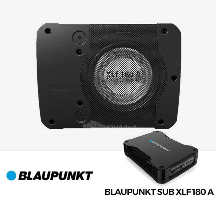 Loa siêu trầm đặt gầm ghế xe ô tô Blaupunkt XLF180A tăng cường âm bass siêu trầm công suất 450W - Bảo hành 12 tháng