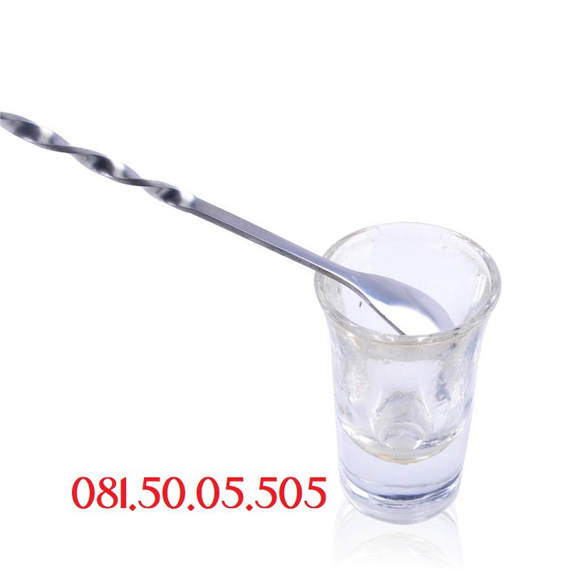 Thìa bar pha chế inox 2 đầu với các cỡ 32cm hoặc 26cm - Bar spoon 32cm hoặc 26cm | BigBuy360 - bigbuy360.vn