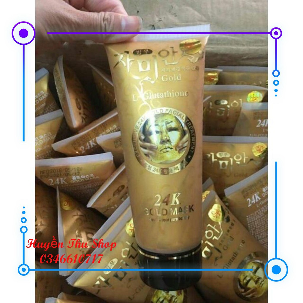 Mặt nạ colagen vàng 24k