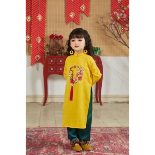 🥰 Sét áo dài cách tân mẹ bé đẹp sang