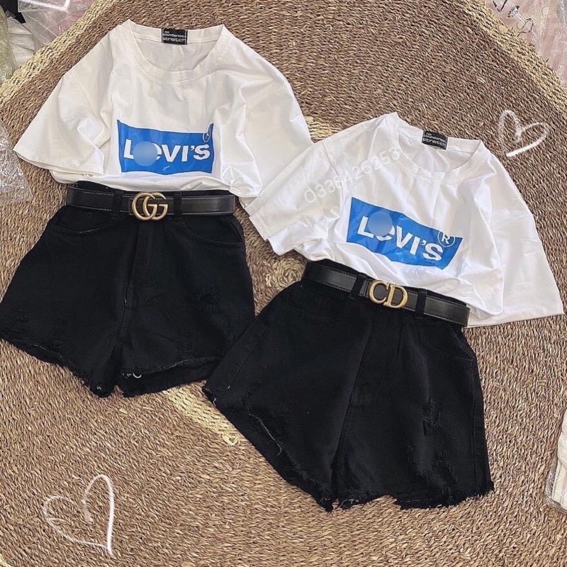 Áo Thun Nữ Form Rộng Cổ Tròn Ngắn Tay Cotton Giấy Chất Liệu Co Giãn | BigBuy360 - bigbuy360.vn