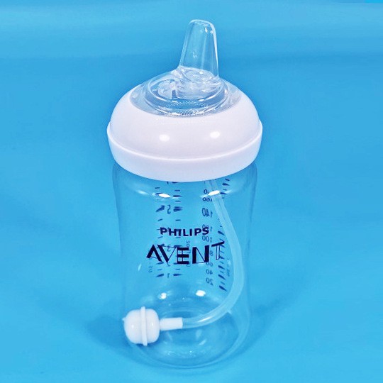 Philips Avent Bình sữa tự nhiên Sippy Cup Teat có phụ kiện ống hút (không bao gồm bình sữa)