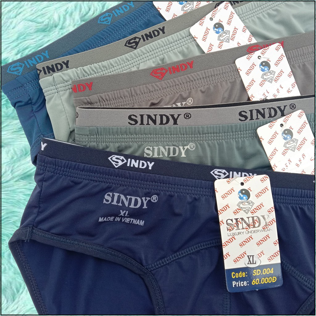 Combo 5 quần lót nam Thun lạnh Sindy - Hàng cao cấp VNXK
