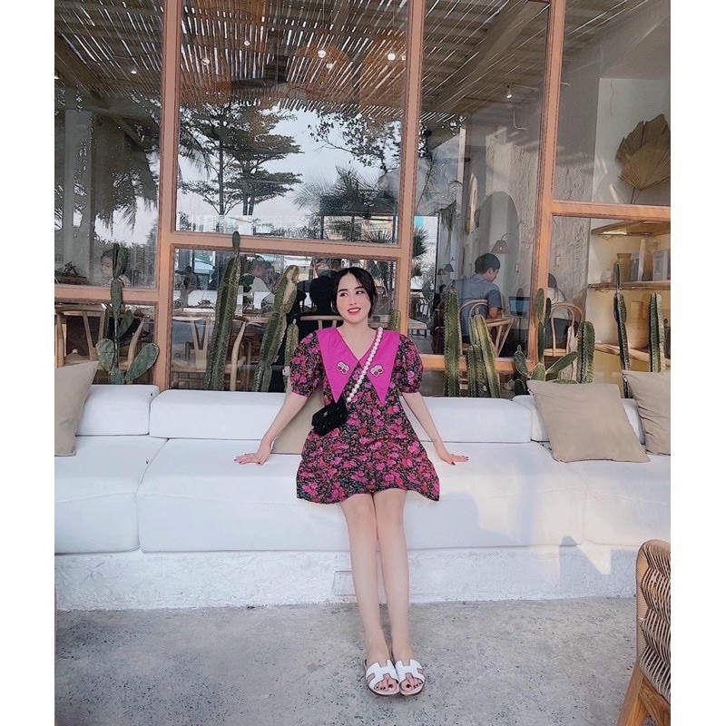 VÁY HOA NHÍ CỔ THÊU CHERRY | BigBuy360 - bigbuy360.vn