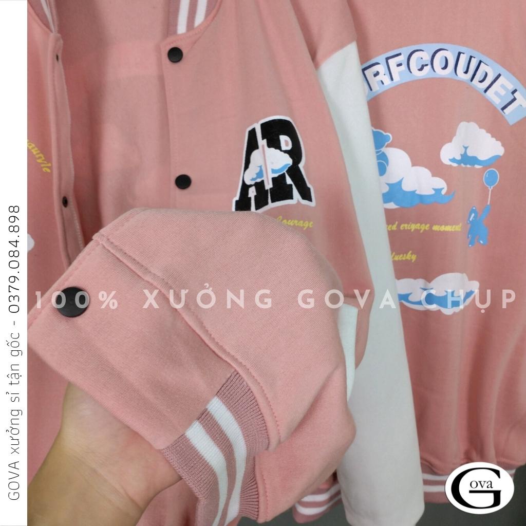 Áo Khoác Nỉ ADRFCOUDET Nam Nữ Form Bomber Vải Nỉ Hình In Đẹp GOVA