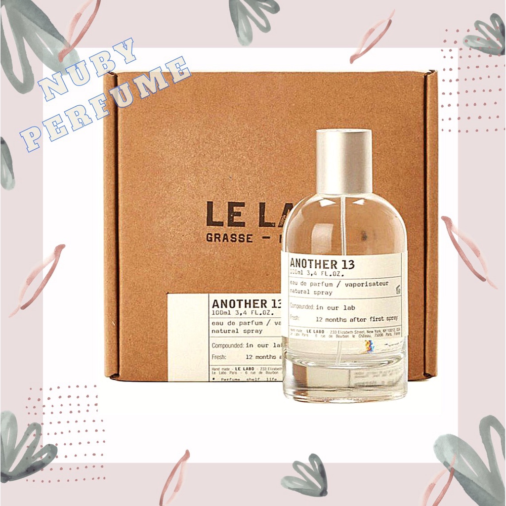 [Nuby.Store] Nước Hoa Le Labo Another 13 Test 5ml/10ml/20ml