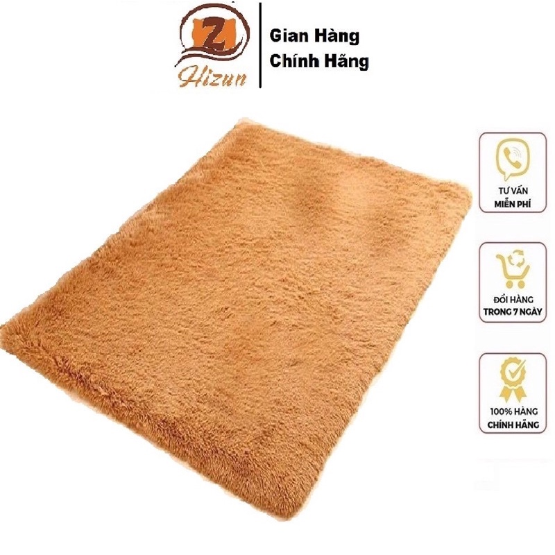 Thảm Lông Trải Sàn Hizun 1 Màu Kích thước 1m6x2m