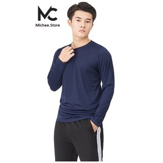 Áo Thun Nam Dài Tay Unisex. Áo thu đông trơn tay dài cổ tròn basic vải sufa giữ nhiệt MC01 | BigBuy360 - bigbuy360.vn