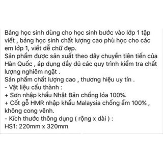 Bảng gỗ học sinh Nhật Anh