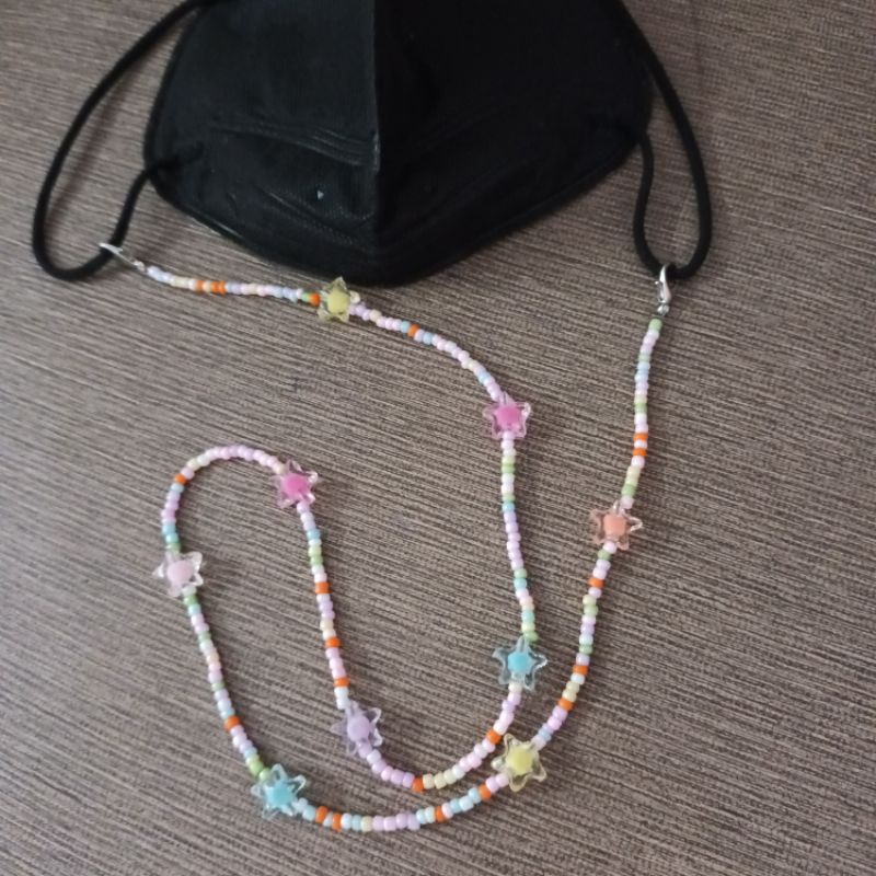 Dây đeo khẩu trang chống rớt kiểu hàn mã CV54 kiểu hàn hình ngôi sao dễ thương