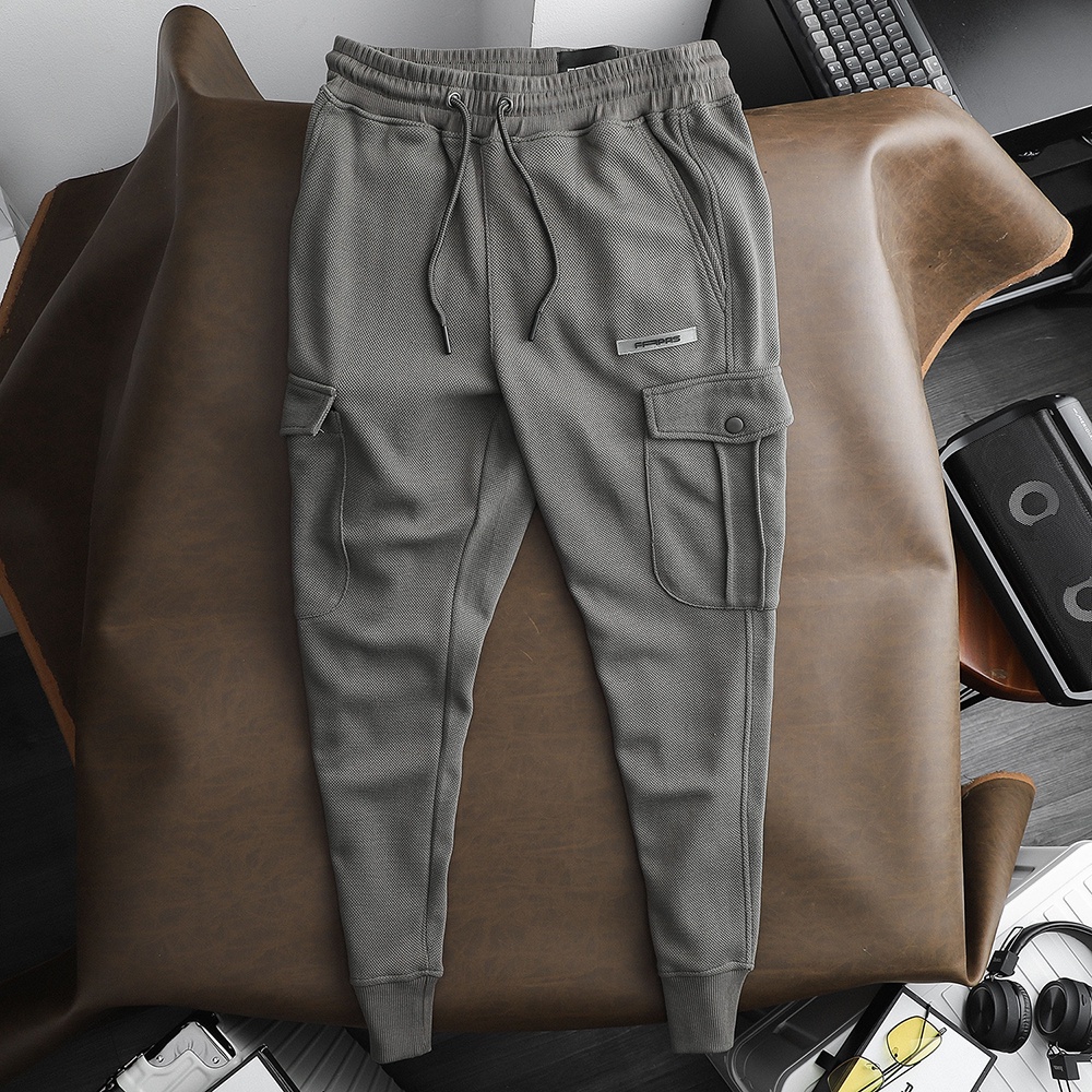 Quần Jogger Tag Nam Đính Logo Cực Tinh Tế Năng Động Chất Vải Cotton Pique Thoải Mái Khô Thoáng - FAPAS