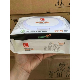 Khăn ướt Lotte bích 120 miếng