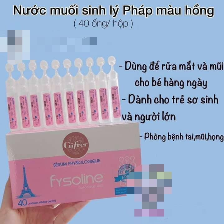 Nước muối sinh lý Pháp Fysoline